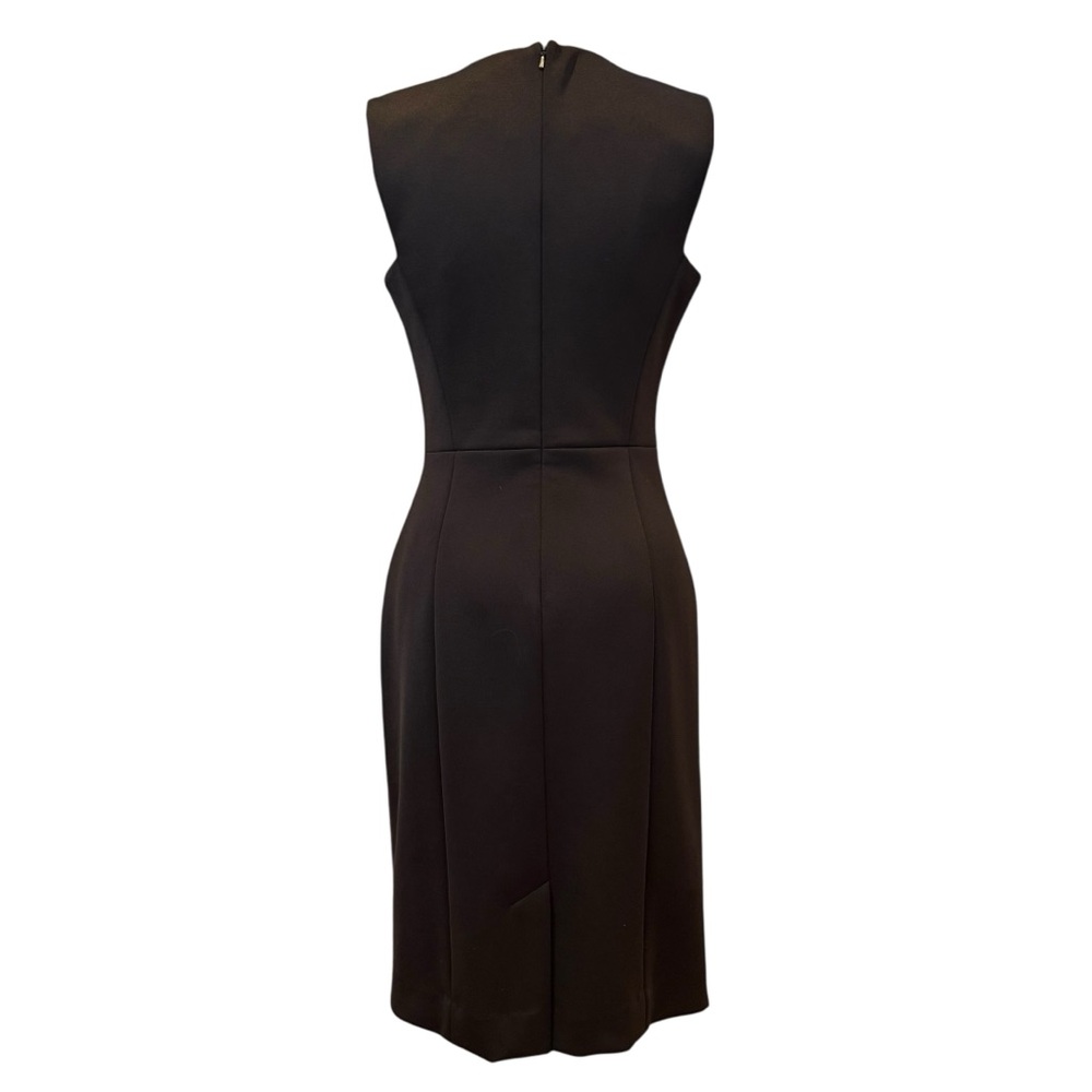 Etcetera Black V-Neck Sleeveless Sheath Dress with Pockets Size 6 - Picture 3 of 10